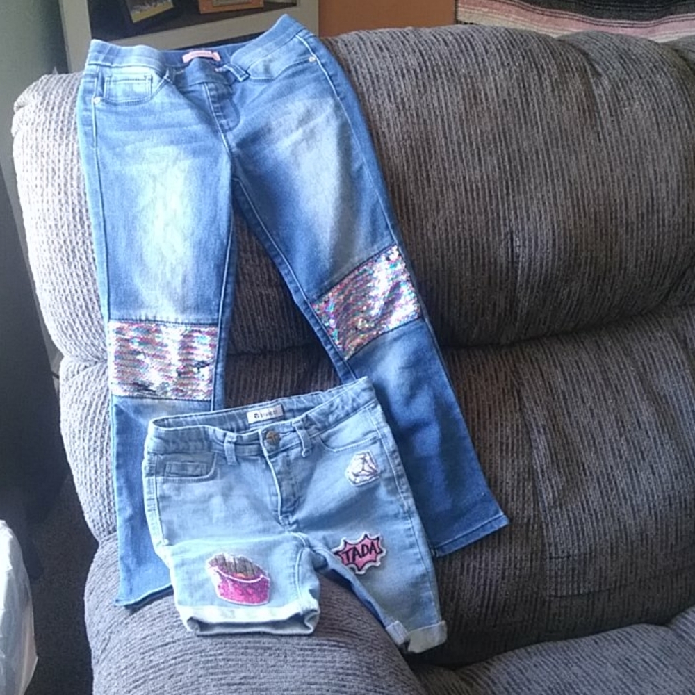 Bundle Jeggings& Jean Shorts Girls